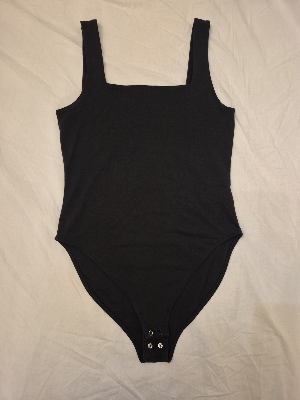 Old Navy Black Square Neck Bodysuit